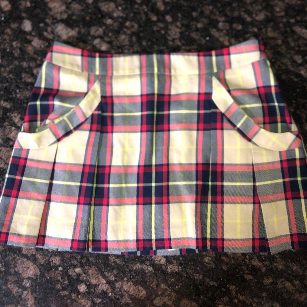 Plaid Mini Skirt